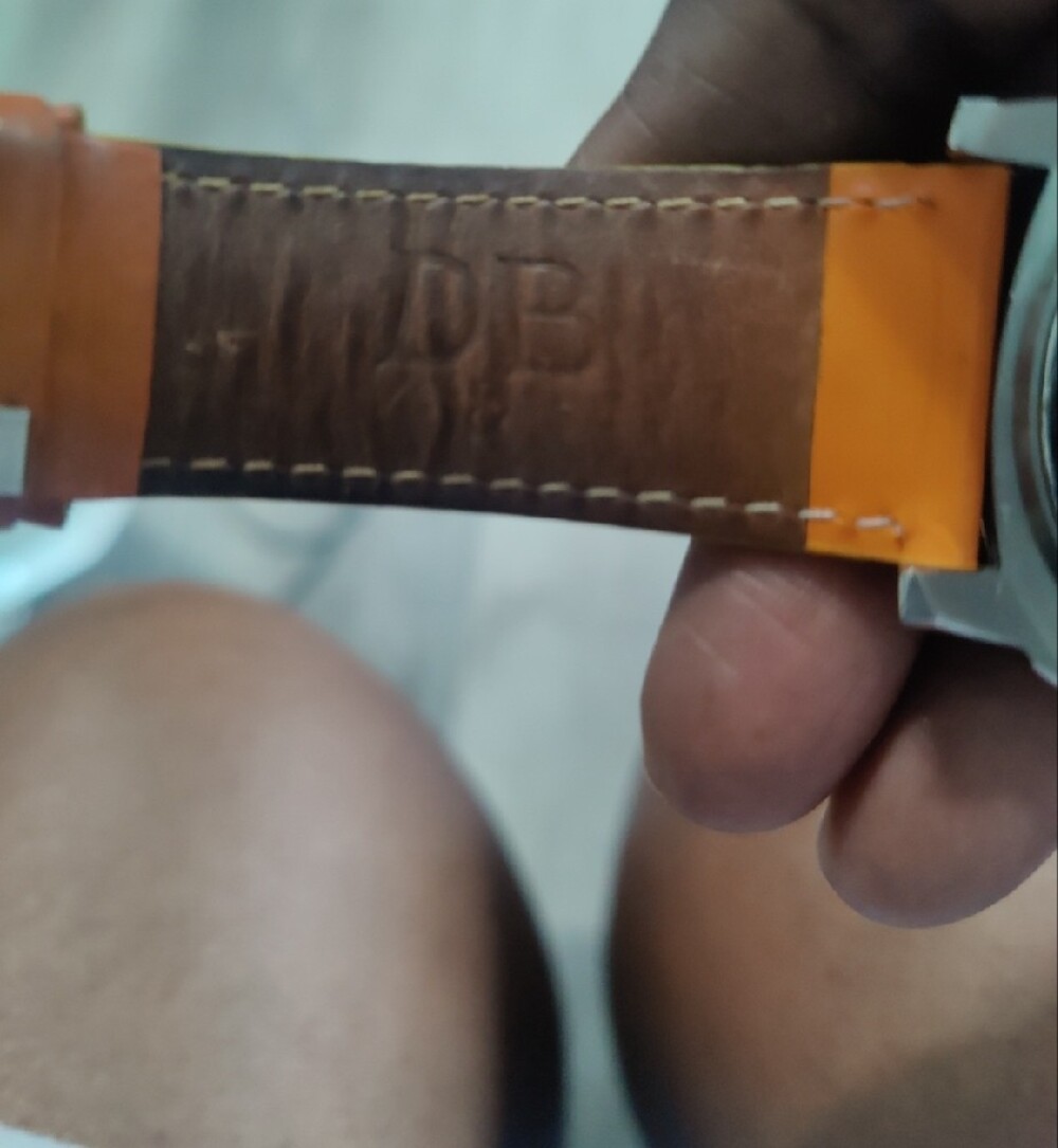 Dooney & Bourke Men’s Blue & Orange Casual Watch Working Battery Good Condition - Picture 8 of 10